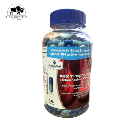  KING Pill Box Bundle with Acetaminophen PM Rapid Release Gelcaps for Pain Relief
| KING Pill Box with Acetaminophen PM 