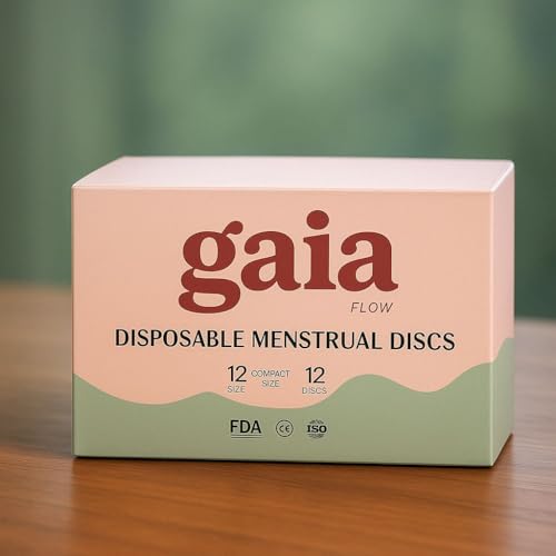Disposable Menstrual Discs - 12 Count | 12-Hour Leak Protection | Comfortable, Mess-Free Period Care