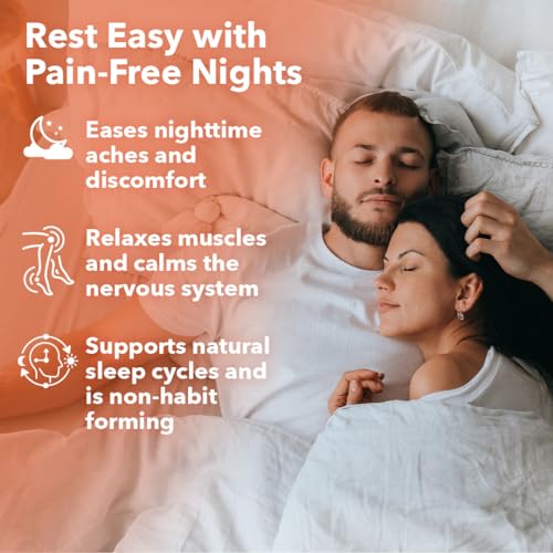 LifeSeasons Relieve-R PM Eases Nighttime Aches & Discomfort for Relaxing Muscles & Calming the Nervous System - Supports