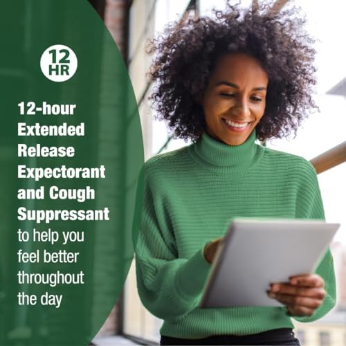 Contac Maximum Strength Cough & Congestion Relief Tablets for Adults, Thins and Loosens Mucus, 21 Count Extended Release