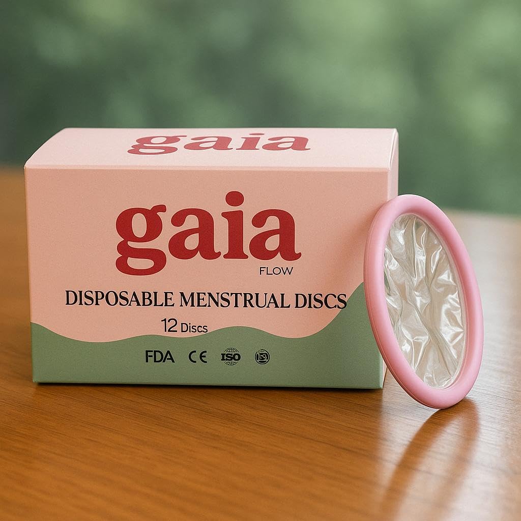 Disposable Menstrual Discs - 12 Count | 12-Hour Leak Protection | Comfortable, Mess-Free Period Care