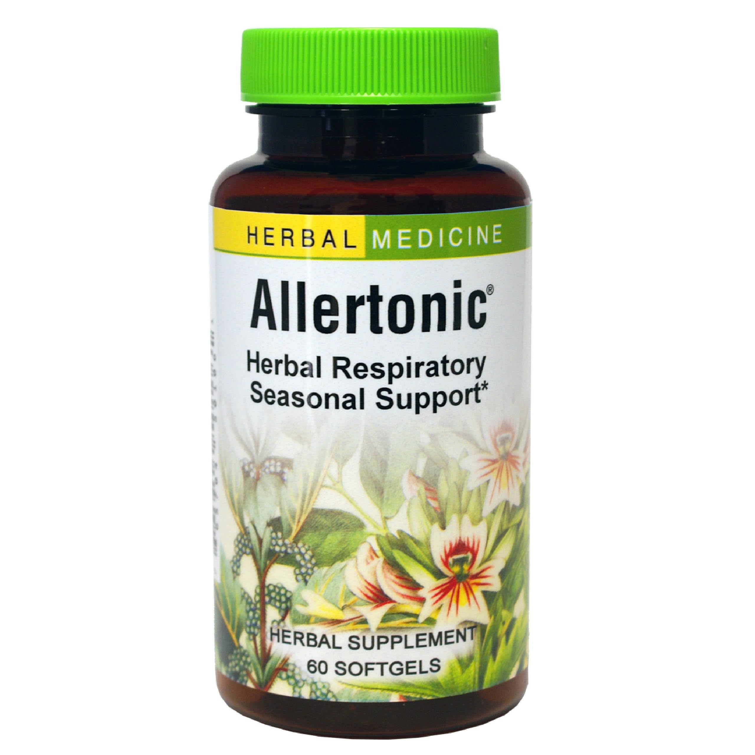 Herbs Etc. Allertonic Healthy Breathing Support 60 Softgels Lung & Respiratory Health Stinging Nettle Seasonal Allergies